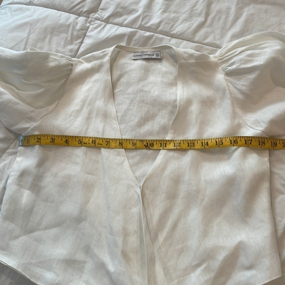 Faitfull the brand white top - Picture 6 of 9